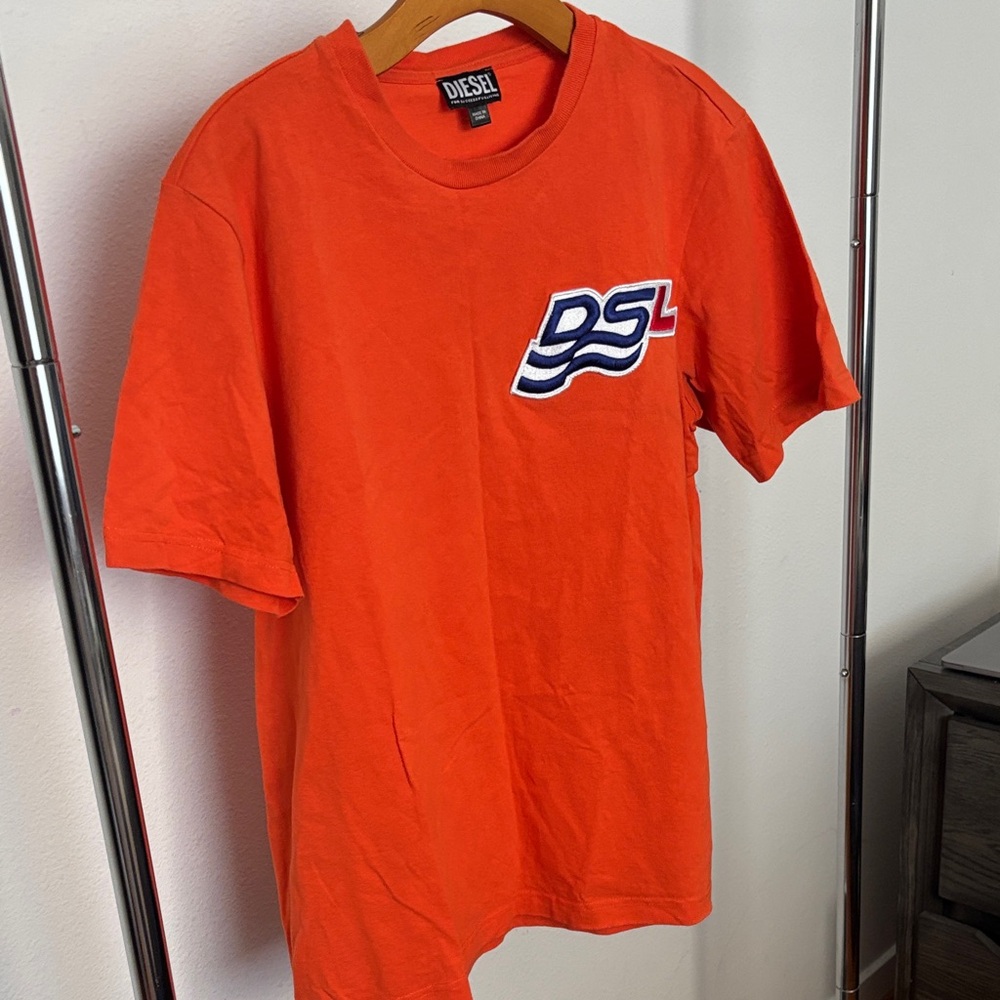 Diesel Men's Bold Orange Tee